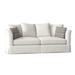 Rosecliff Heights Charlene 85" Flared Arm Sofa Bed w/ Reversible Cushions Polyester/Other Performance Fabrics in Brown | Wayfair