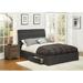 Red Barrel Studio® Odstanus Tufted Upholstered Low Profile Storage Sleigh Bed Metal | 47 H x 67 W x 87 D in | Wayfair