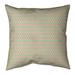 Latitude Run® Avicia Diamonds Square Pillow Cover & Insert Polyester/Polyfill in Pink/Green | 18 H x 18 W x 3 D in | Wayfair