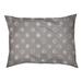 Tucker Murphy Pet™ Chenault Moon Phases Indoor Dog Pillow Polyester/Fleece in White/Yellow | 7 H x 50 W x 36 D in | Wayfair