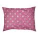 Tucker Murphy Pet™ Chenault Moon Phases Indoor Dog Pillow Polyester/Fleece in Pink/White/Yellow | 7 H x 50 W x 36 D in | Wayfair