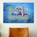 Winston Porter Milwaukee Flag by Miller Park - Graphic Art Print on Canvas Canvas/Metal in Blue/Red/Yellow | 8 H x 12 W x 0.75 D in | Wayfair