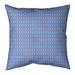 Latitude Run® Avicia Diamonds Square Pillow Cover & Insert Polyester in Orange/Blue | 20 H x 20 W x 1.5 D in | Wayfair