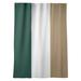 East Urban Home Michigan Warrior Window Striped Room Darkening Rod Pocket Single Curtain Panel Sateen in Green/White/Blue | 84 H in | Wayfair