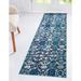 Blue/Navy 26 x 0.25 in Area Rug - World Menagerie Ohlman Power Loom Navy Blue Area Rug Polypropylene | 26 W x 0.25 D in | Wayfair