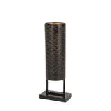 Dakota Fields Modern Cylinder Metal Lantern Metal in Black | 27 H x 10 W x 7 D in | Wayfair 58C9225125894F82943C16161171E0D5