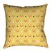 Latitude Run® Avicia Pillow Cover Linen, Spun Polyester in Yellow | 14 H x 14 W in | Wayfair 08E4A113F22A4254BEC2D2B897FC5834