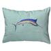 Highland Dunes Sedlak Marlin Indoor/Outdoor Rectangular Pillow Cover & Insert Polyester/Polyfill blend in Green/Blue | 11 H x 14 W x 5 D in | Wayfair