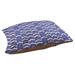 Tucker Murphy Pet™ Chelan Lined Chevrons Indoor Dog Pillow Polyester in Blue/White | 6.5 H in | Wayfair 4562D1DA01614564930348B8F1B6CA6D