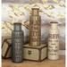 Ophelia & Co. Farr Ceramic Vase Ceramic in Brown/Gray | 16 H x 5 W x 5 D in | Wayfair 38898