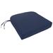 Darby Home Co Encinitas Knife Edge Indoor/Outdoor Sunbrella Dining Chair Cushion in Red/Blue/Brown | 3.5 H x 23 W in | Wayfair