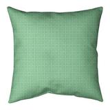 Latitude Run® Avicia Doily Square Pillow Cover Polyester/Polyfill in Green/White | 18 H x 18 W x 3 D in | Wayfair 23DC880D9FDC4A7CA1B180BD51A0B8DA