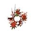 The Holiday Aisle® Tabletop Holder 12" Acrylic Wreath in Brown/Green | 12 H x 12 W x 3 D in | Wayfair 06A0E6128E1C498DB3CA64D43D42555C