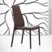 Wrought Studio™ Mckenna Stacking Side chair Plastic/Acrylic in Brown | 37 H x 17.7 W x 22 D in | Wayfair 50DC08F425DA4471825C004986F34A39