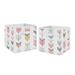 Sweet Jojo Designs Arrow Fabric Bins Fabric in Gray/Green | 11 H x 10.5 W x 10.5 D in | Wayfair Bin-ModArrow-CR-MT-PRT