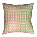 Latitude Run® Avicia Pillow Cover Polyester in Pink/Green | 18 H x 18 W in | Wayfair 0B5D4F080A05421E8E0DB879BBA8C6DF