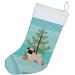 The Holiday Aisle® Merry Christmas Tree Stocking Polyester in Blue | 18 H x 13.5 W in | Wayfair 412C5E8D217D47489605E76175468741