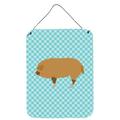 Gracie Oaks Hungarian Mangalica Pig Hanging Prints Wall Décor Metal in Blue | 12 H x 16 W x 0.03 D in | Wayfair B16807E88C15455F95F9BAF9EB3FD2E5