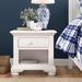 Beachcrest Home™ Delmy 1 Drawer Nightstand Wood in White | 25.63 H x 26.75 W x 16.5 D in | Wayfair DFDC82F6A66B4A9DA4309AD6124B6D7D