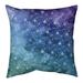 Latitude Run® Avicia Planets Stars Square Pillow Cover & Insert Polyester in Gray/Blue/Indigo | 14 H x 14 W x 3 D in | Wayfair