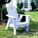 Rosecliff Heights Wyton Wood Adirondack Chair Wood in Black | 44 H x 33 W x 38 D in | Wayfair 78DEEF19192D428096ED877AA8ADBFB0