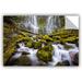 East Urban Home Proxy Falls Oregon 2 Removable Wall Decal Vinyl in Brown/Green/White | 12 H x 18 W in | Wayfair 0yor119a1218p