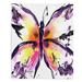 East Urban Home Butterfly Magic Xiii Soft Sherpa Blanket Microfiber/Fleece/Microfiber/Fleece | 51 W in | Wayfair F74D05527A064427A9324E5C1E7F4CDE