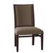 Fairfield Chair Plymouth King Louis Back Parsons Chair Wood/Upholstered in Brown | 36.5 H x 23 W x 24 D in | Wayfair 8411-05_ 9508 17_ Espresso