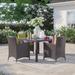 Modway Convene 5 Piece Outdoor Dining Set Glass | 47 W x 47 D in | Wayfair Composite_CA01D29A-A013-423C-80AA-50910D23AF5A_1548439556