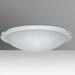 Winston Porter Tajik 1 - Light 11.88" Simple Bowl LED Flush Mount Glass in Gray | 3.75 H x 11.88 W x 11.88 D in | Wayfair 9682ST-LED-PN