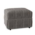 Three Posts™ Baby & Kids Abington 24" Wide Rectangle Standard Ottoman Scratch/Tear Resistant/Stain Resistant, in Black/Blue/Brown | Wayfair