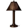 Bay Isle Home™ Clarice 34" Outdoor Table Lamp in Brown | 34 H x 20 W x 20 D in | Wayfair 43AA829CB7764F9296AA82ABCAE0AC81