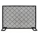 Charlton Home® Harriotte Iron Fireplace Screen Iron in Black/Yellow | 30.75 H x 41 W x 8 D in | Wayfair 26259AA8606A4CB29D7B6F5CA3F1C476