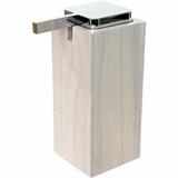 Wrought Studio™ Bigner Soap Dispenser Wood in White | 6.47 H x 2.77 W x 2.77 D in | Wayfair Gedy PA80-02