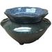 World Menagerie Lanikai Ruffle Porcelain Pot Planter Ceramic in Gray/Brown | 4.5 H x 6.75 W x 6.75 D in | Wayfair B0CD57B8AE7949EA822381890F4005E5