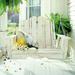 Rosecliff Heights Wyton Porch Swing Wood in White | 38 D in | Wayfair BC74CF1A02F94221B9B6C83C745CF0D3