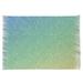 Blue/Green 54 x 1 in Area Rug - East Urban Home Mcguigan Ombre Ditsy Floral Area Rug Chenille | 54 W x 1 D in | Wayfair