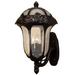 Astoria Grand Morningside Drive 3-Light Outdoor Wall Lantern Glass/Metal in Brown | 22.75 H x 12.75 W x 14.75 D in | Wayfair