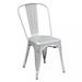 Williston Forge Angie Side Chair Metal | 33 H x 17 W x 17.5 D in | Wayfair CASSANDRA-MATTESILVER