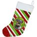 The Holiday Aisle® Candy Stripe Christmas Stocking Polyester in Red | 18 H x 13.5 W in | Wayfair 089FFF582A944943B4E5CE9B92DD7F8A