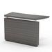 Safco Products Company Sterling 29.5" H x 48" W Desk Bridge Manufactured Wood in Gray | 29.5 H x 48 W x 21.75 D in | Wayfair STEBTDW
