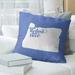 East Urban Home Pillow Polyester/Polyfill blend in Blue | 26 H x 26 W x 4 D in | Wayfair 1FE2FCE02BB8435BA522C95BE75E2B37