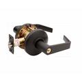 Copper Creek Bulldog Commercial Keyed Door Lever in Brown | 3.375 H x 6.5 W in | Wayfair AL6241 10B