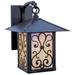 Fleur De Lis Living Sechrist 1-Light Outdoor Wall Lantern Glass | 15 H x 12 W x 14.5 D in | Wayfair 152F4E8D80394AE9A6CCA144761FE265