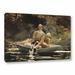 Vault W Artwork 'After The Hunt, 1892' by Winslow Homer Painting Print on Wrapped Canvas in Brown | 8 H x 12 W x 2 D in | Wayfair CHLH8330 34128993