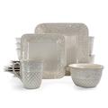 Winston Porter Goodrich 16 Piece Dinnerware Set, Service for 4 Ceramic/Earthenware/Stoneware in White | Wayfair 49A8818FC46F467E8647F51C45FB96BC