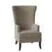 Wingback Chair - Fairfield Chair Austin 28" Wide Slipcovered Wingback Chair Polyester/Other Performance Fabrics in Red/Green | Wayfair