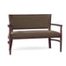 Fairfield Chair Garland 49.5" Square Arm Settee, Wood in Red/Brown | 34 H x 49.5 W x 24 D in | Wayfair 8747-40_3162 08_MontegoBay