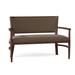 Fairfield Chair Garland 49.5" Square Arm Settee, Wood in Brown | 34 H x 49.5 W x 24 D in | Wayfair 8747-40_3157 73_Walnut
