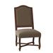 Side Chair - Fairfield Chair Leon 24" Wide Side Chair in White/Yellow/Brown | 46.5 H x 24 W x 30 D in | Wayfair 5484-05_3162 08_Walnut